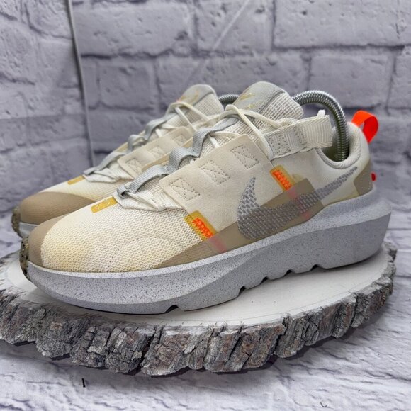 Nike Other - Nike Crater Impact Shoes Youth Size 7Y Cream Move to Zero Sneakers DB3551-100